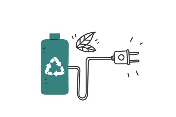 Download Doodle Sustainability Battery - Sustainability Collection