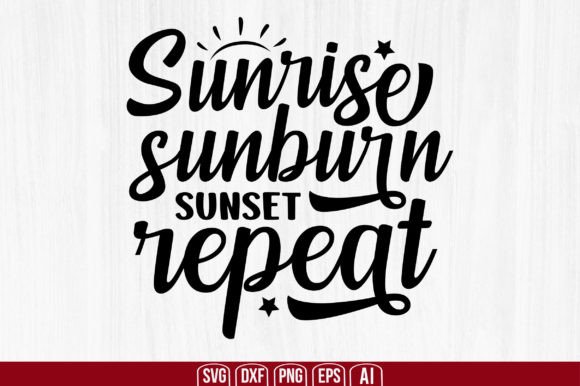 Download Sunrise Sunburn Sunset Repeat Svg - Sunrise sunburn sunset repeat svg Collection