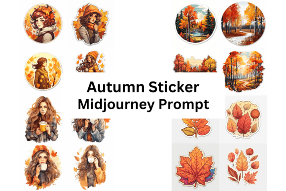 Download Ai Prompt for Autumn Sticker - Autumn sticker Collection
