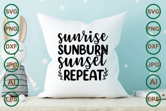 Download Sunrise Sunburn Sunset Repeat Svg Design - Sunrise sunburn sunset repeat svg Collection