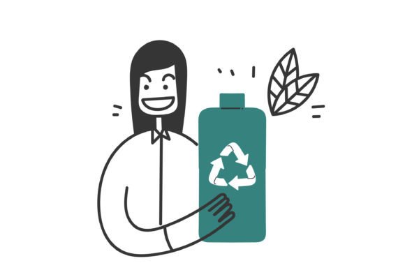 Download Doodle Sustainability Battery - Sustainability Collection