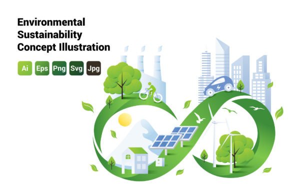 Download Environmental Sustainability Concept - Sustainability Collection