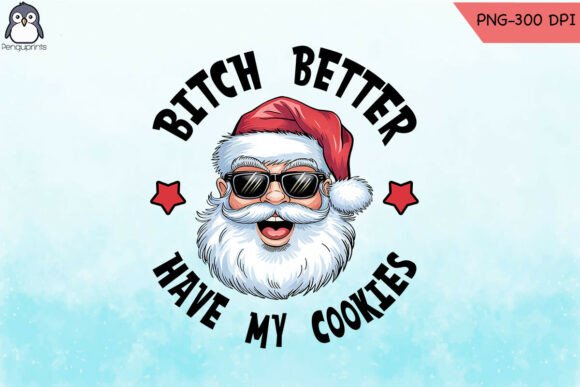 Download Santa's Edgy Cookie Demand PNG - Premium Bundle